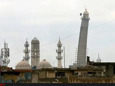 داعش مسجد تاریخی موصل را منفجر کرد+ عکس