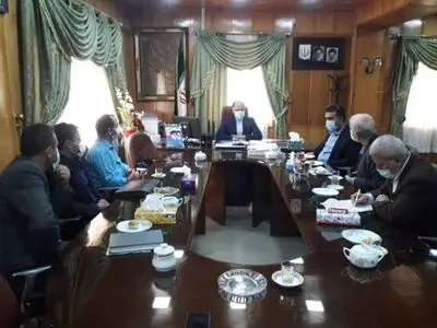 دیدار انجمن صنفی کارگران ساختمانی تالش با فرماندار تالش