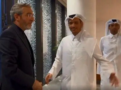 باقري یلتقي وزیر الخارجیة القطري في الدوحة