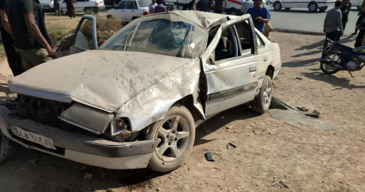 واژگونی مرگبار خودرو دانش‌آموزان در دزفول؛ ۵ مصدوم و فوتی