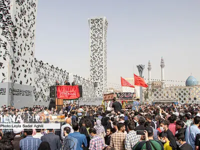 مراسم تشییع پیکر شهید صیاد خدایی