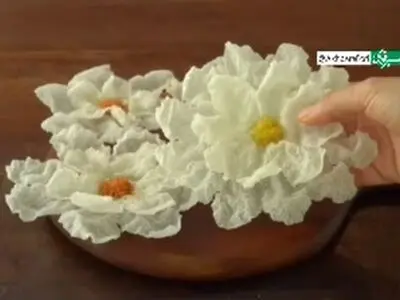 ایده خلاقانه برای پخت برنج به شکل گل + فیلم