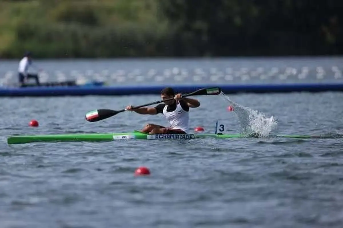 صعود آقامیرزایی به فینال کایاک تک‌نفره مردان