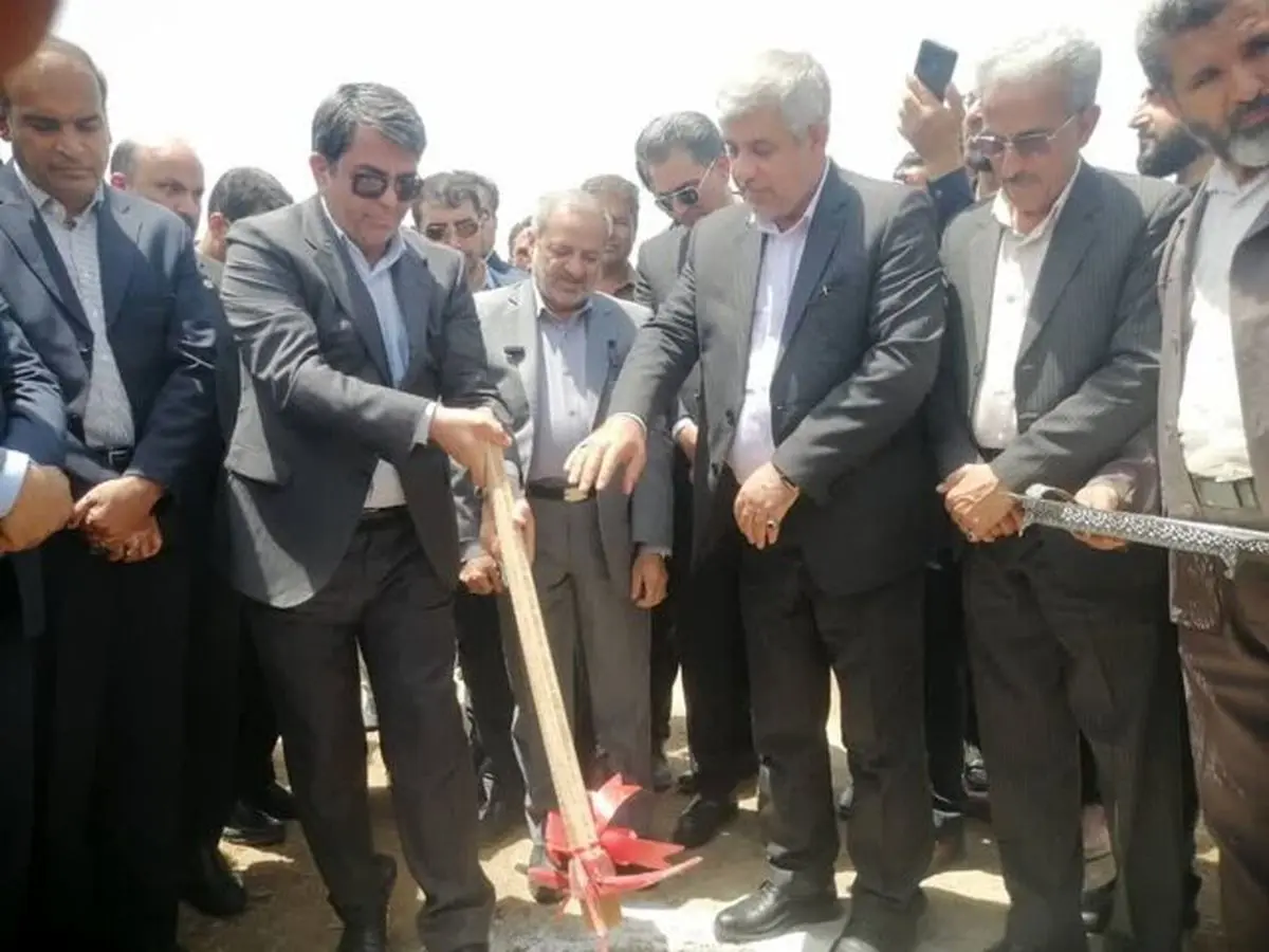 کلنگزنی مدرسه ۱۲ کلاسه با اعتبار ۲۸ میلیارد تومان