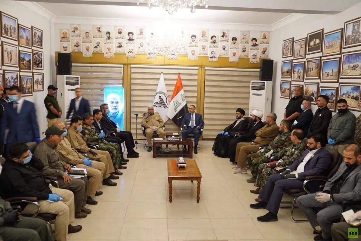 دیدار نخست‌وزیر عراق و رئیس الحشد الشعبی