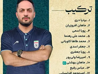 اعلام ترکیب تیم ملی نوجوانان مقابل هند