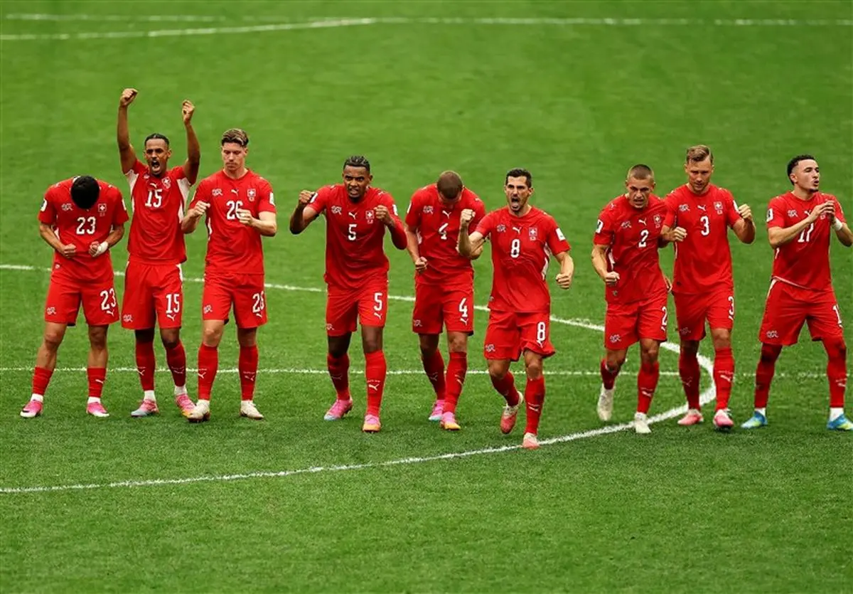 سوئیس بعد از ۷۲ سال دوباره به جمع هشت تیم برتر جهان رسید