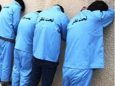دستگیری اراذل و اوباش منطقه ملک آباد شهرستان چهارباغ