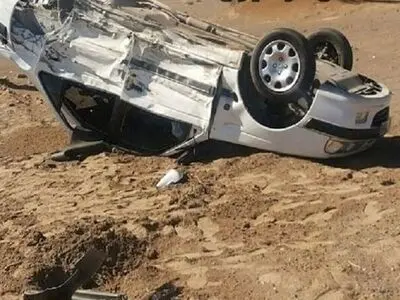 مرگ یکی از کارکنان خانم بیمارستان جیرفت بر اثر واژگونی خودرو