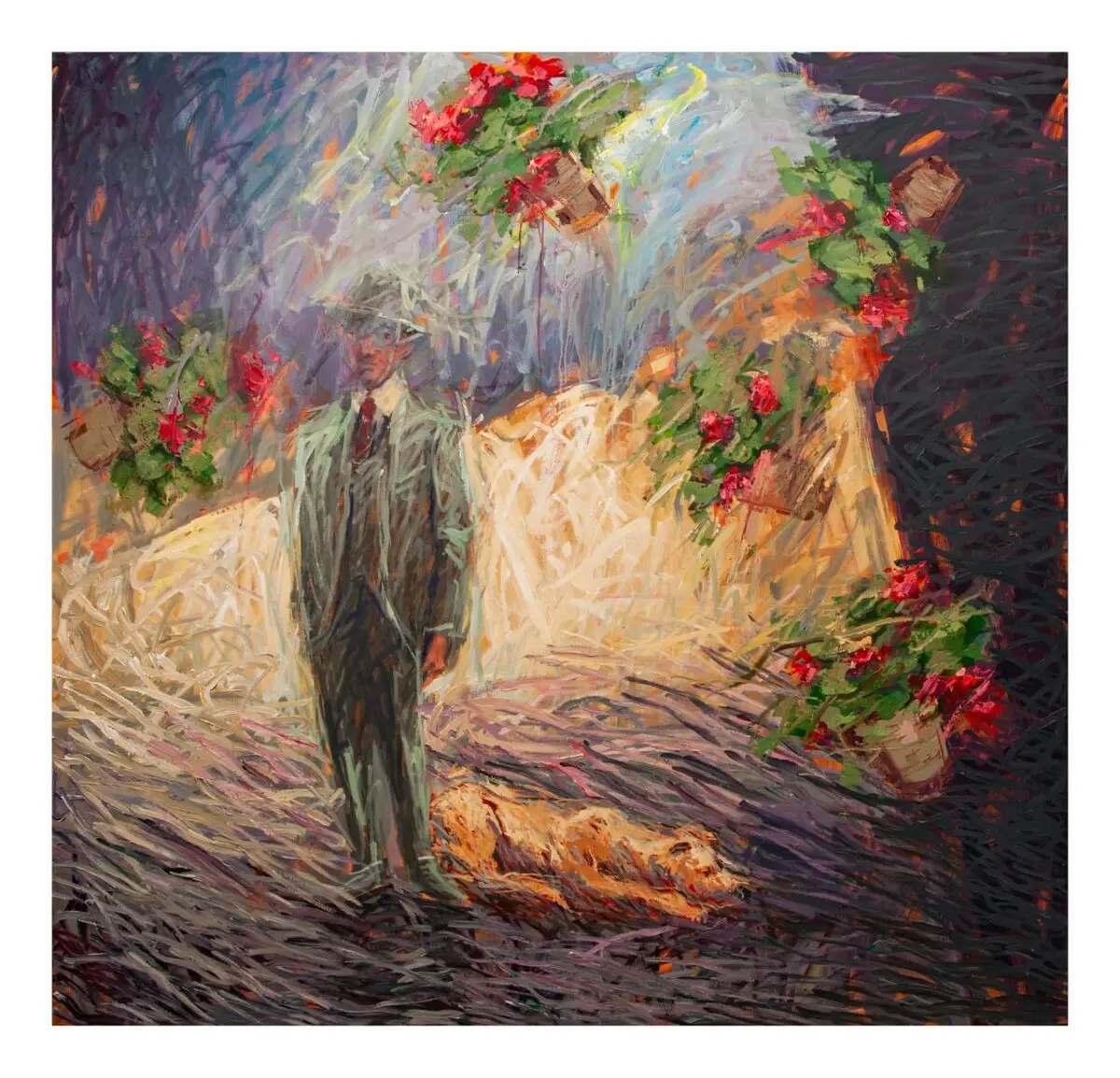 «دیدار به قیامت» روی دیوار 