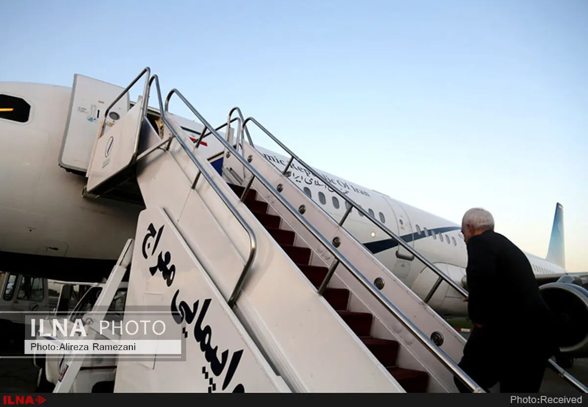 ظریف تهران را به مقصد اتریش ترک کرد