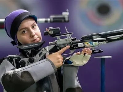 صادقیان در تفنگ بادی 10 متر هشتم جهان شد