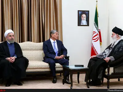 دیدار رئیس‌جمهور قرقیزستان با رهبر انقلاب