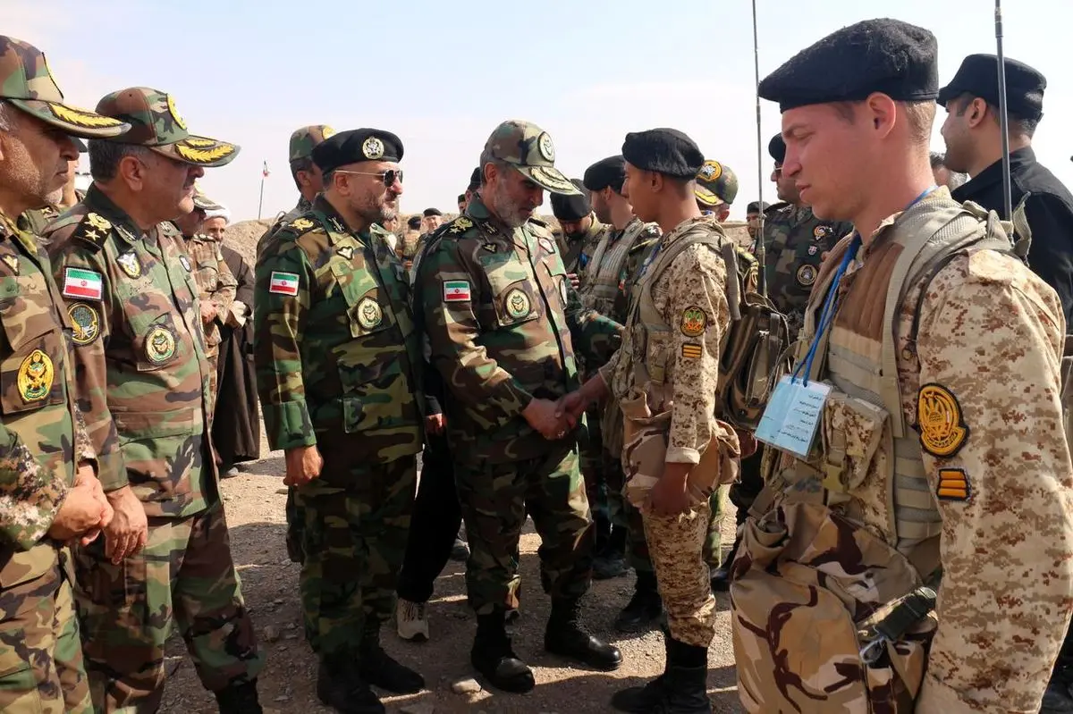 بازدید امیر جهانشاهی از یگان‌های نیروی زمینی ارتش در استان سیستان و بلوچستان
