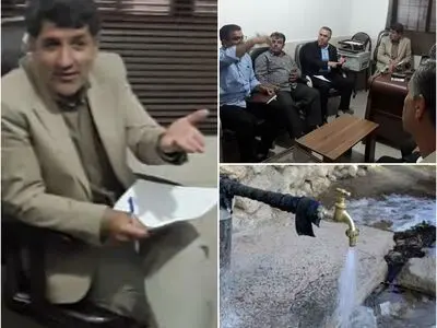 تدابیر لازم برای حل مشکل آب روستای بختیار اتخاذ شد 