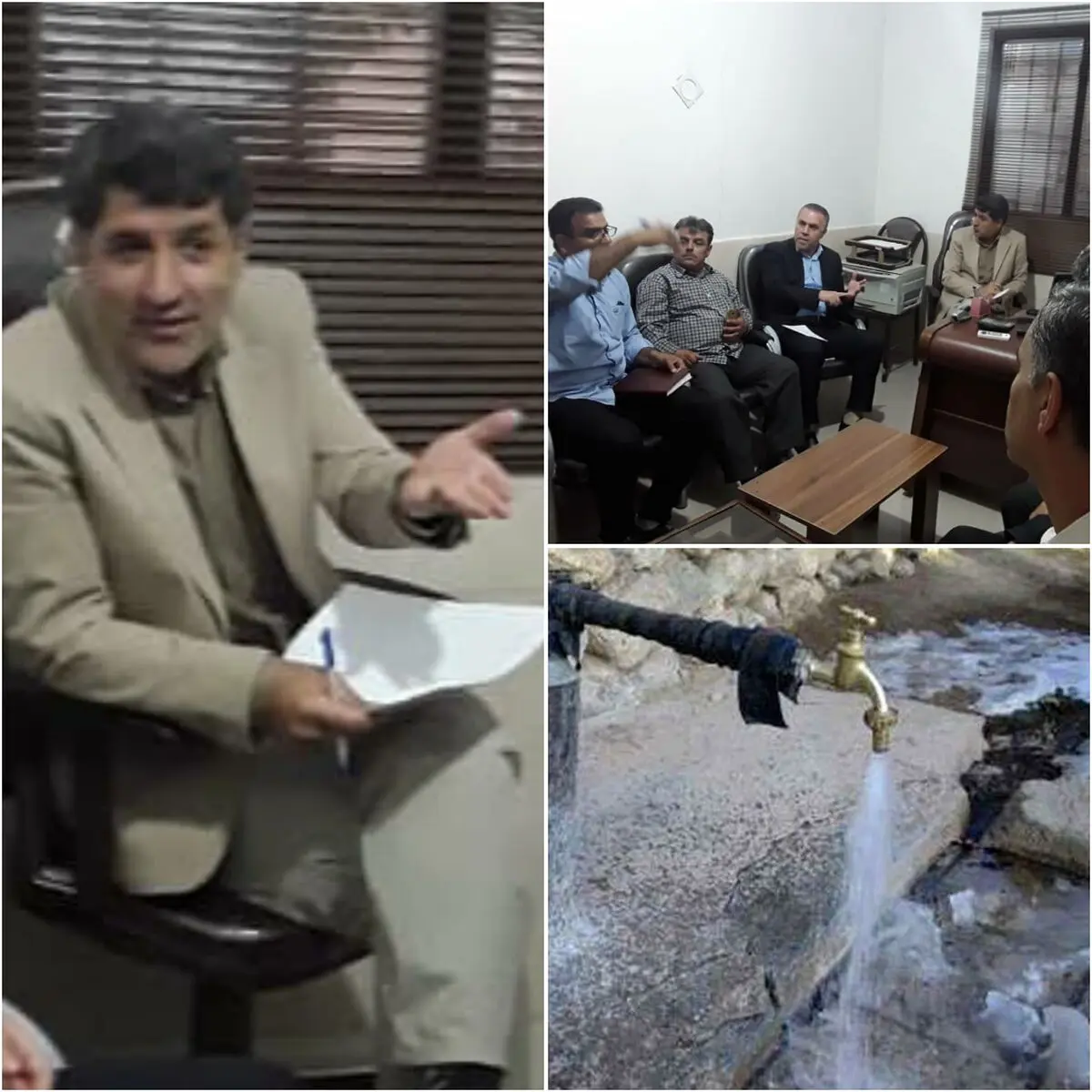 تدابیر لازم برای حل مشکل آب روستای بختیار اتخاذ شد 