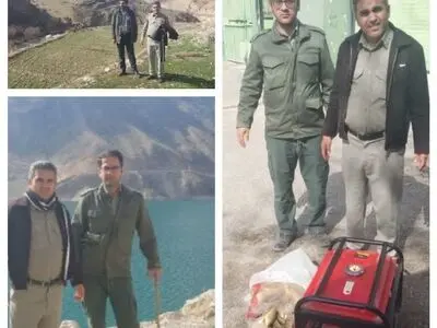 متخلفان شکار و صید در شهرستان لردگان چهارمحال‌وبختیاری دستگیر شدند