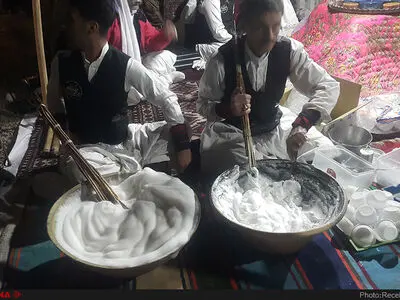 بستنی زمستانی خراسانی‌ها برای شب چله،‌ میراثی ملی 