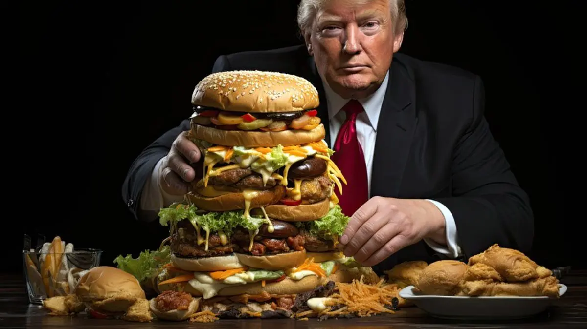 ترامپ این روزها چه غذاهایی می خورد ؟ + عکس