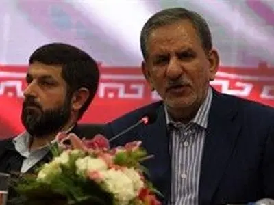 المرشح الرئاسی جهانغیری یعلن شعاره الانتخابی "الجمیع لایران"