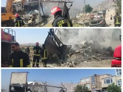مهار آتش‌سوزی گسترده مغازه اوراقی خودرو در محله کرناچی کرمانشاه