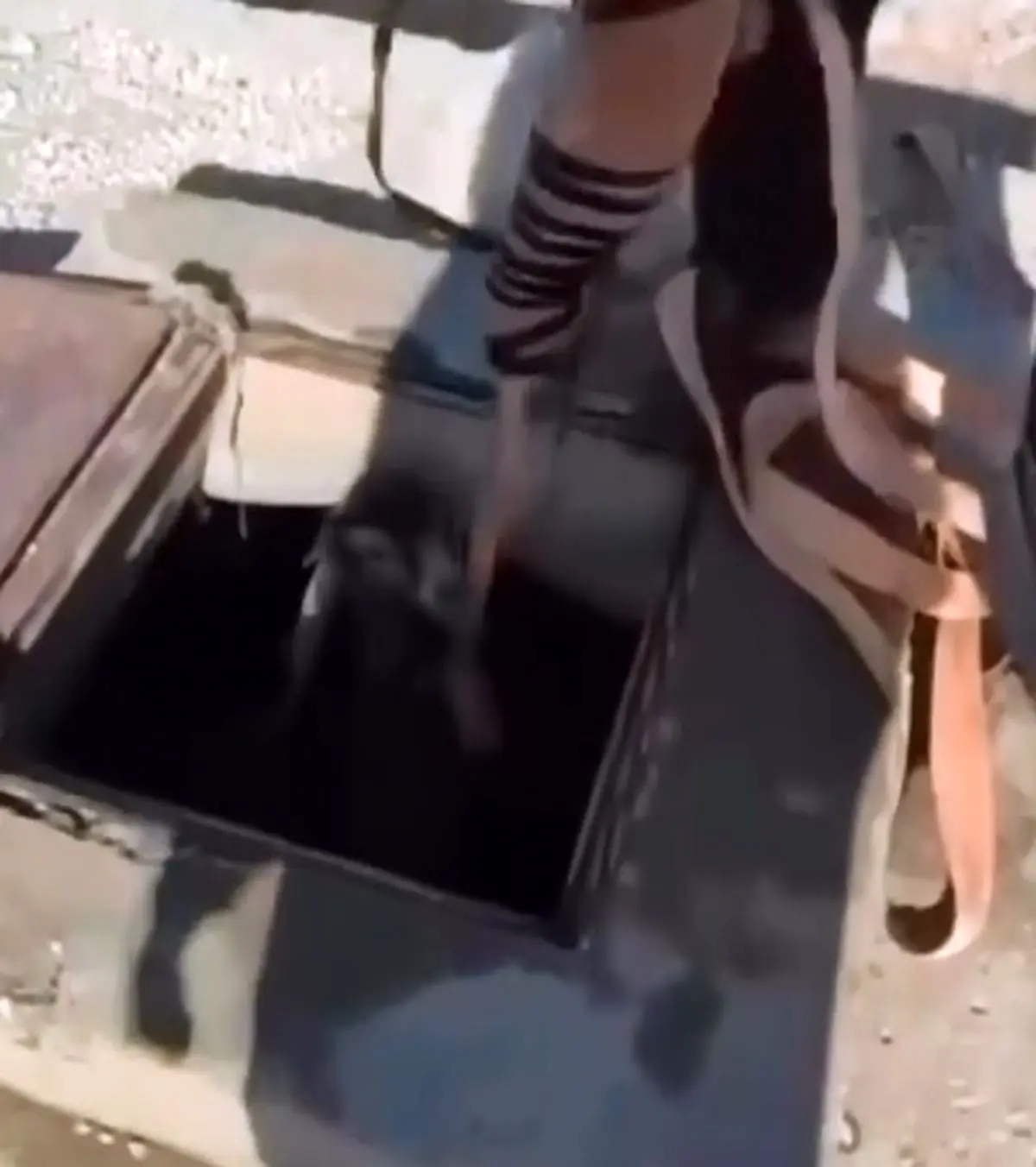 صهیونیستها آب آشامیدنی یک روستای فلسطینی را آلوده کردند + فیلم