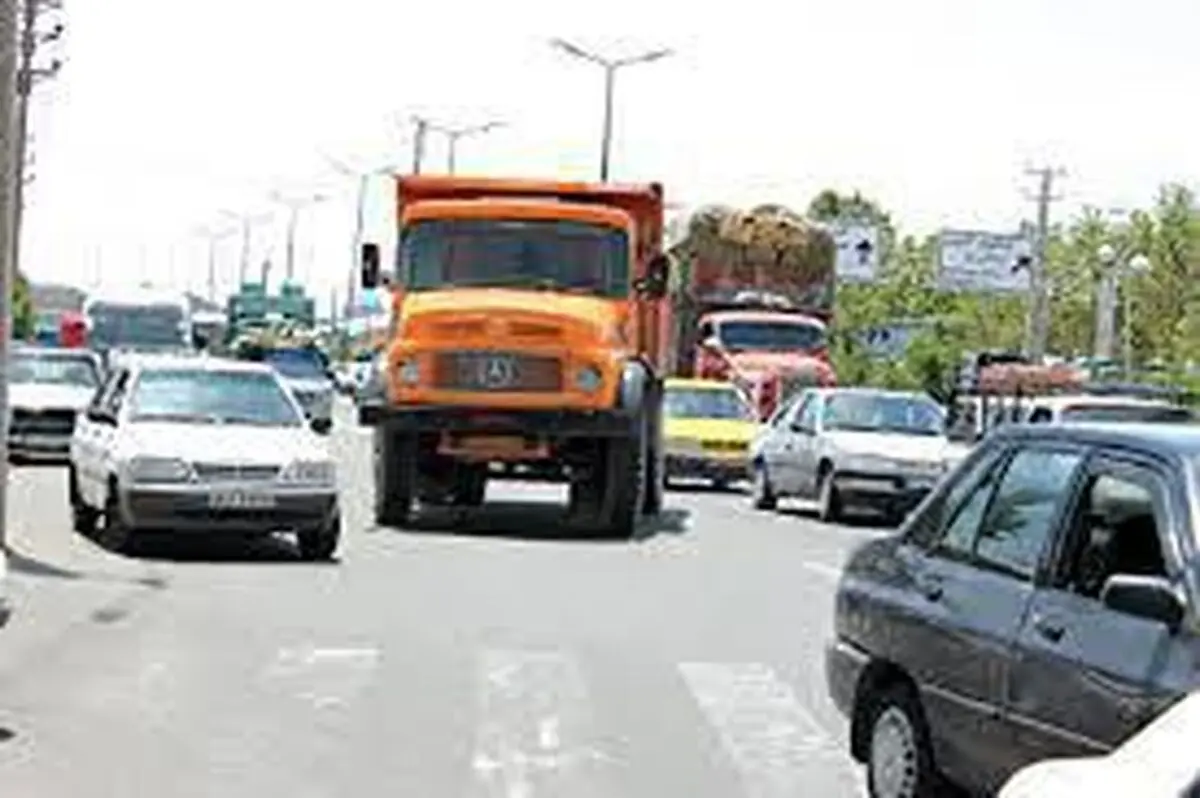 ممنوعیت ورود "کامیون" به شهر کرمانشاه 
