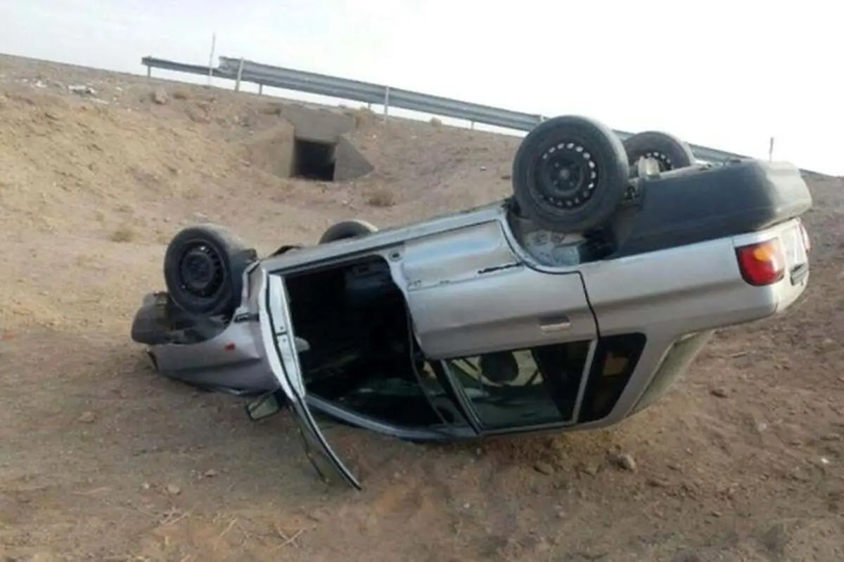 واژگونی پراید با یک کشته و 3 مجروح