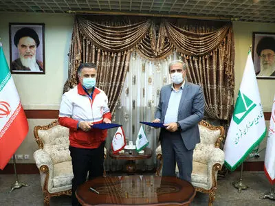 امضای تفاهم نامه مشترک میان مدیریت بحران تهران و جمعیت هلال‌احمر