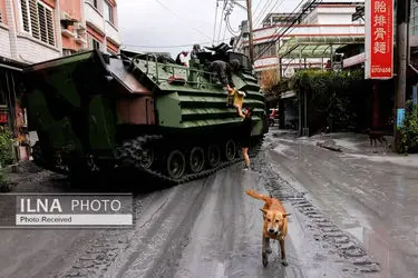 تصاویری از خسارات طوفان راگاسا در جنوب چین 