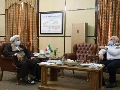 دیدار رئیس پلیس راهور ناجا با دادستان کل کشور
