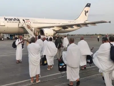 نخستین گروه حاجیان گلستانی از فرودگاه گرگان به مقصد عربستان پرواز کردند