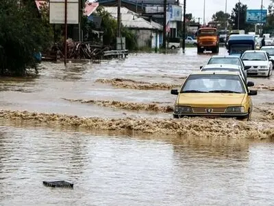 آبگرفتگی معابر و جاده های اصلی و روستایی خراسان رضوی 