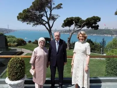 اردوغان با ملکه بلژیک دیدار کرد