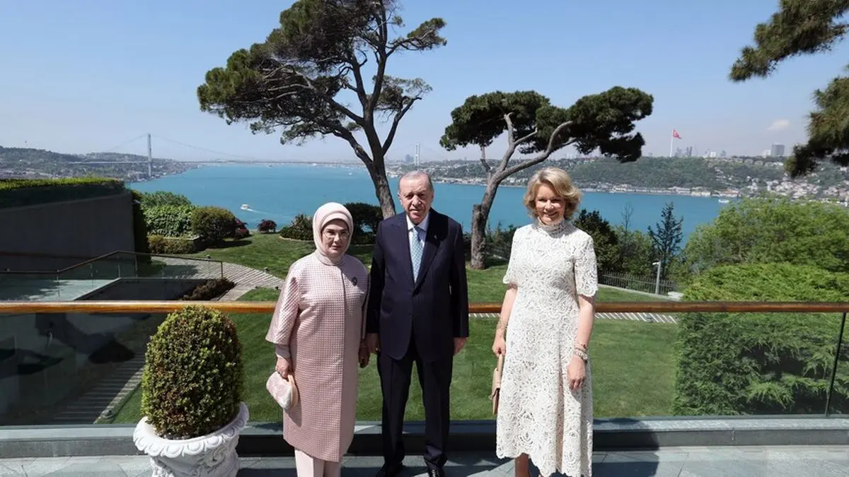 اردوغان با ملکه بلژیک دیدار کرد