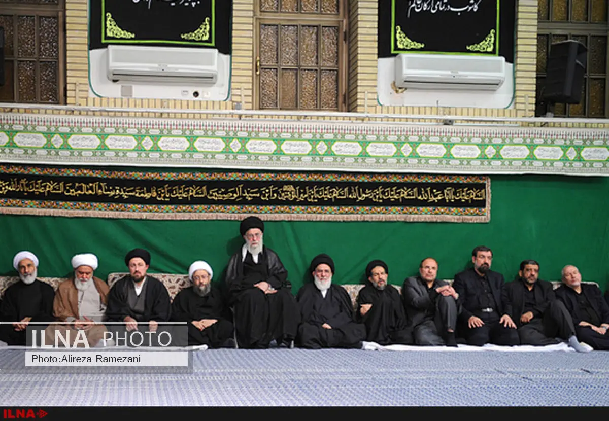 اولین شب مراسم عزاداری حضرت اباعبدالله الحسین علیه السلام برگزار شد