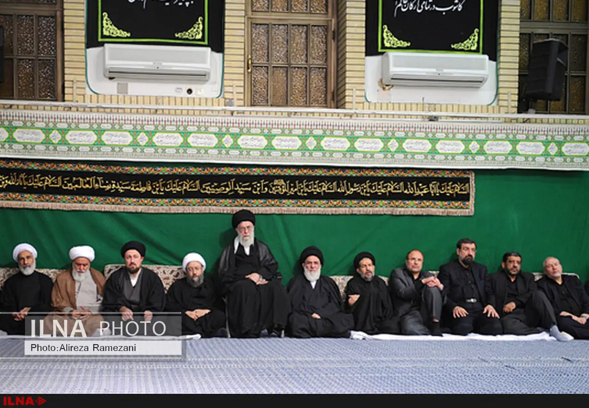 اولین شب مراسم عزاداری حضرت اباعبدالله الحسین علیه السلام برگزار شد