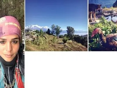 مزرعه‌داری دختر ایرانی در طبیعت وحشی نپال