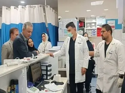 بازدید مدیرکل درمان مستقیم سازمان تأمین اجتماعی از بیمارستان‌های ملکی  خوزستان
