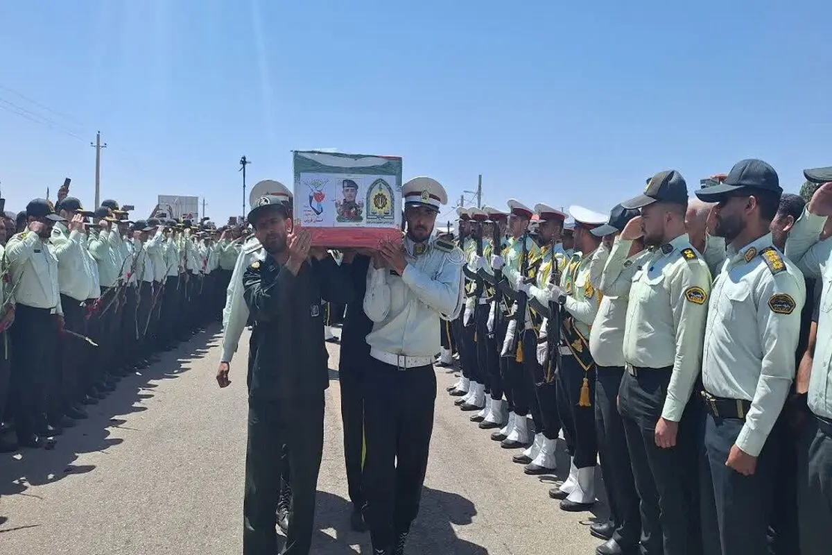 پیکر شهید مدافع وطن در آوج برگزار شد