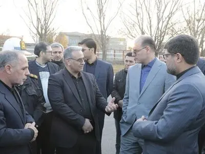 ساماندهی محل اجرای پروژه تکبیر در خیابان ولایت منطقه یک ارومیه