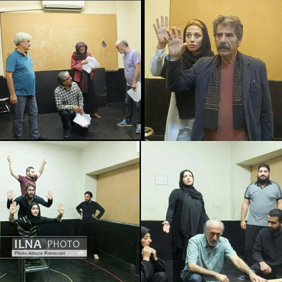 حضور چهره‌های شناخته شده تئاتری در خانه نمایش