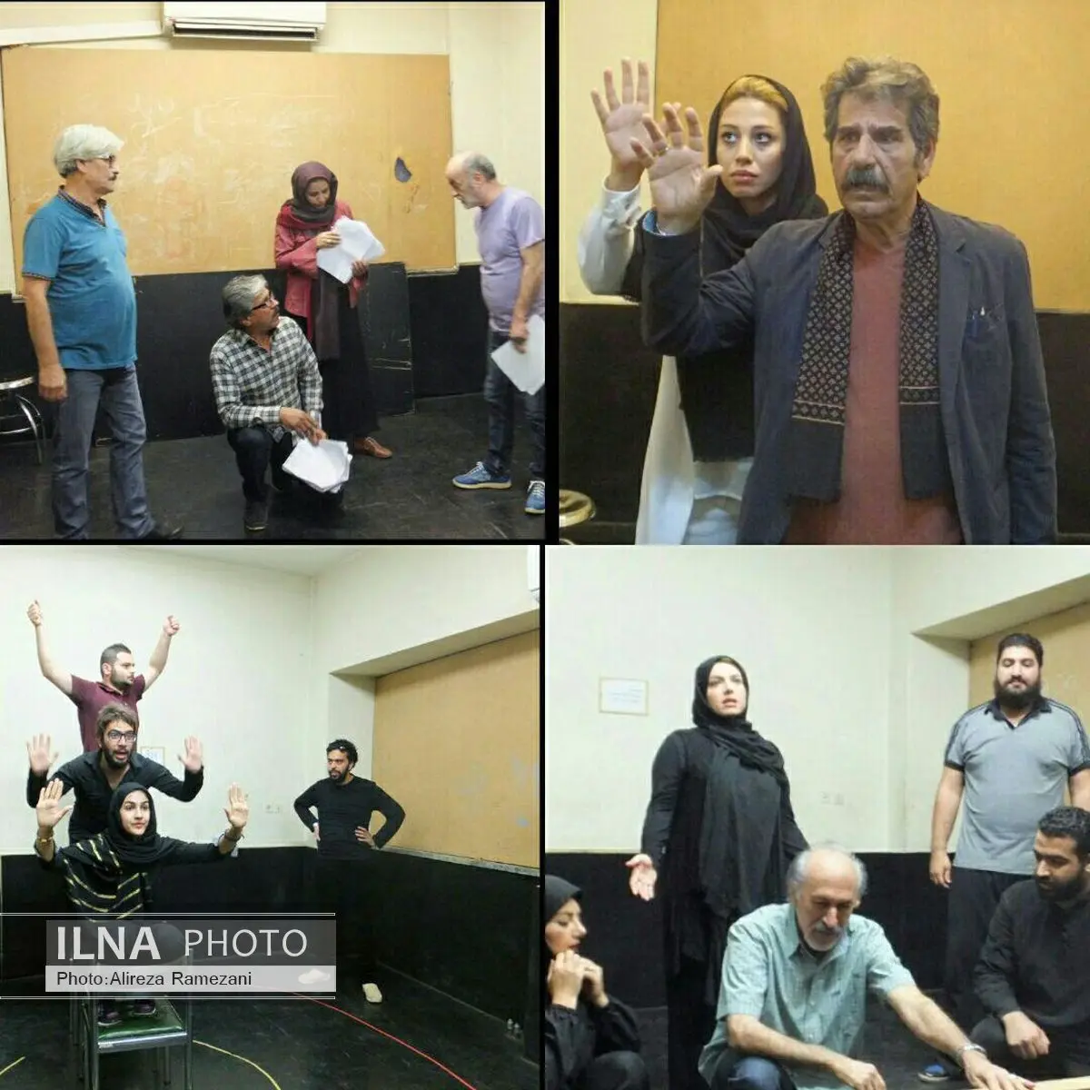 حضور چهرههای شناخته شده تئاتری در خانه نمایش