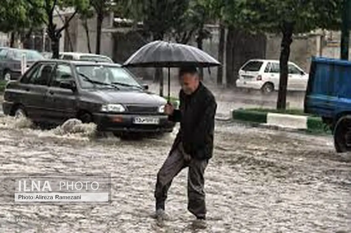 احتمال آبگرفتگی در معابر گیلان
