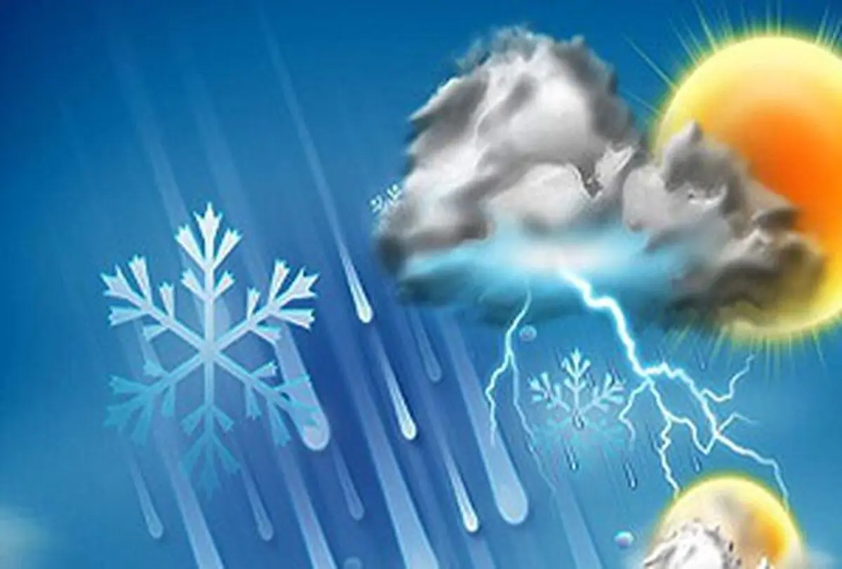 کاهش ۴ تا ۱۰ درجه ای دمای گیلان / پیش بینی بالا آمدن سطح آب رودخانه ها، رانش و شکسته شدن درختان