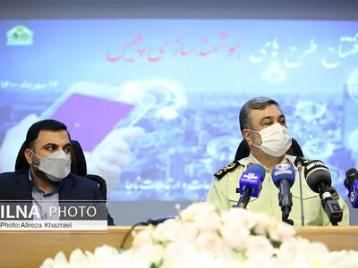 مراسم افتتاح طرح‌های هوشمندسازی پلیس