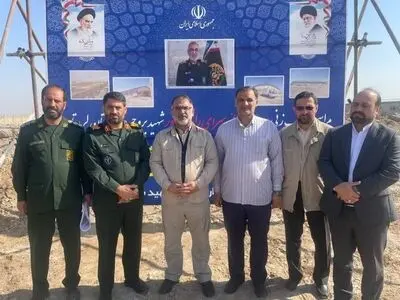مراسم کلنگ‌زنی اردوگاه راهیان نور شهید بروجردی در استان خوزستان برگزار شد