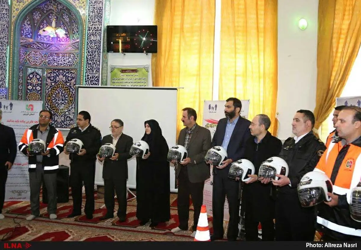 برگزاری طرح ارتقای سطح ایمنی راکبان موتور سیکلت در « اک » تاکستان 