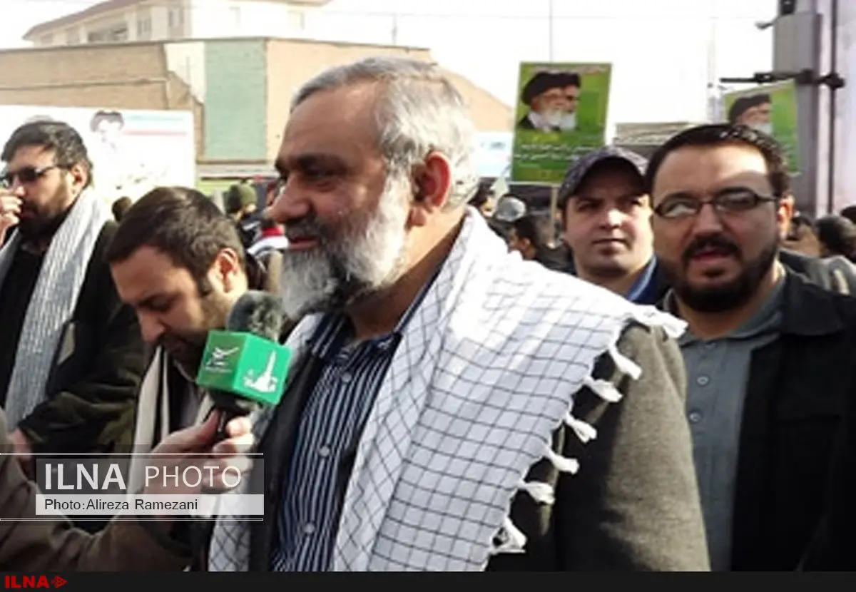 سردار نقدی در راهپیمایی ۲۲ بهمن حضور یافت