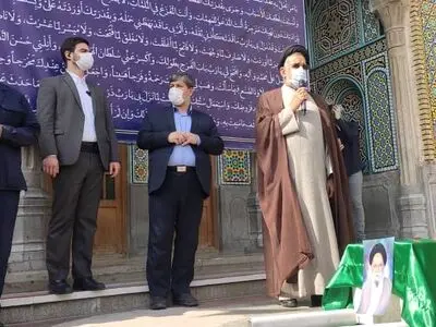 پیکر آیت‌الله حسینی کاشانی تشییع و به خاک سپرده شد
